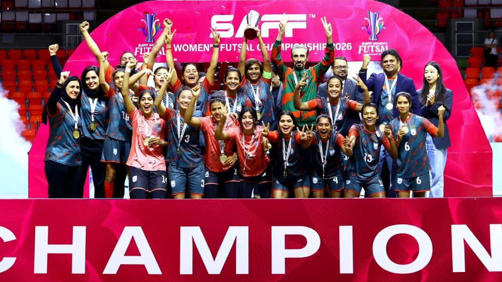 নারী ফুটসালে দক্ষিণ এশিয়ার সেরা বাংলাদেশ
