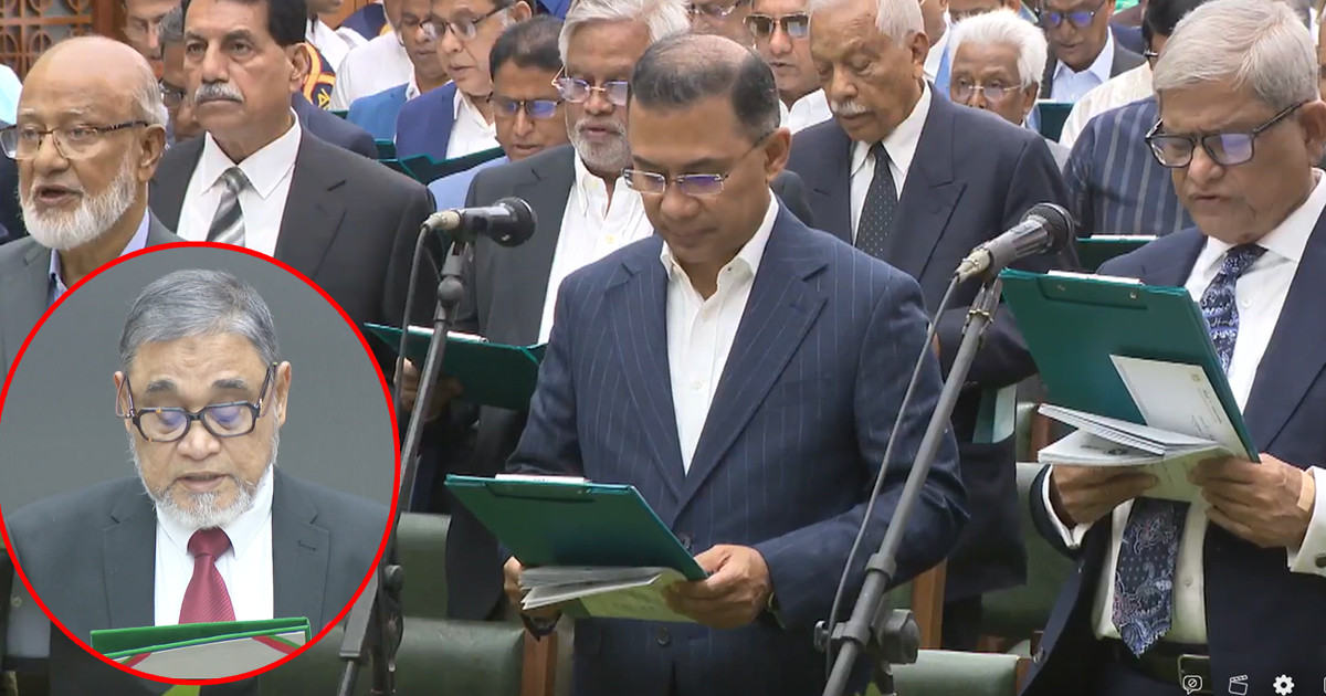 প্রথম ধাপে শপথ নিলেন বিএনপির সংসদ সদস্যরা