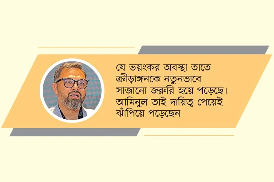 অ্যাডহক কমিটি ভাঙা: ক্রীড়াঙ্গনে নতুন গতি আনছেন প্রতিমন্ত্রী আমিনুল হক