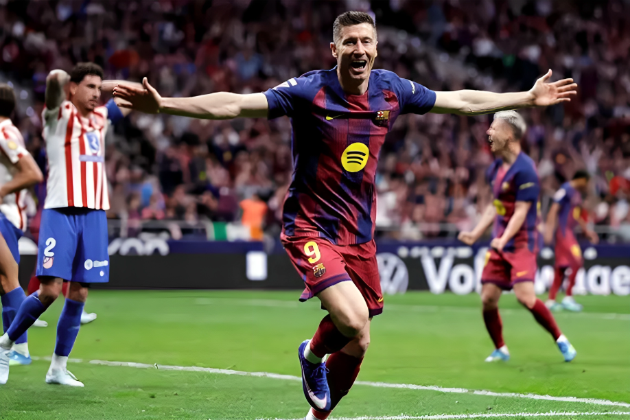 অ্যাতলেটিকোকে হারিয়ে শিরোপার পথে বার্সেলোনা