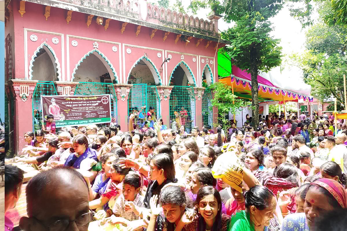 শেরপুরে পালিত হলো লোকনাথ ব্রহ্মচারীর ১৩৫তম তিরোধান উৎসব।