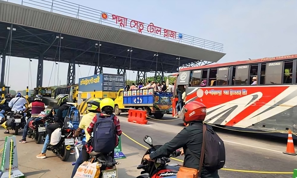 এক দিনে পদ্মা সেতুতে টোল আদায় ৪ কোটি ৮০ লাখ টাকা