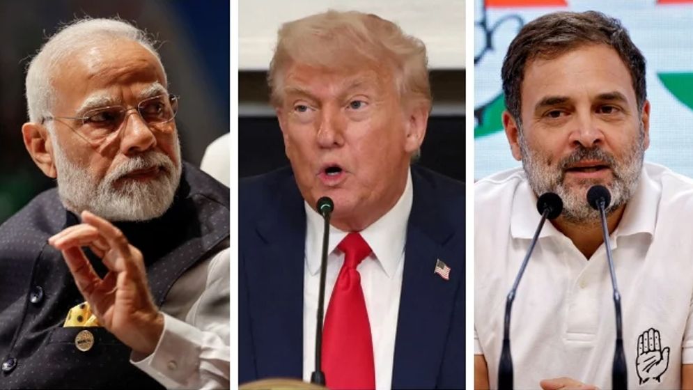 ট্রাম্পের মন্তব্য নিয়ে মোদির সমালোচনায় মুখর রাহুল গান্ধী