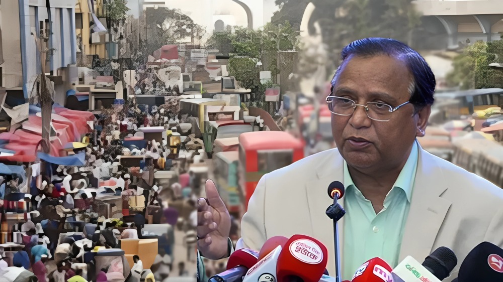 জিরো পয়েন্ট-সদরঘাট সড়কে বসতে পারবেন না হকার: ডিএসসিসি প্রশাসক