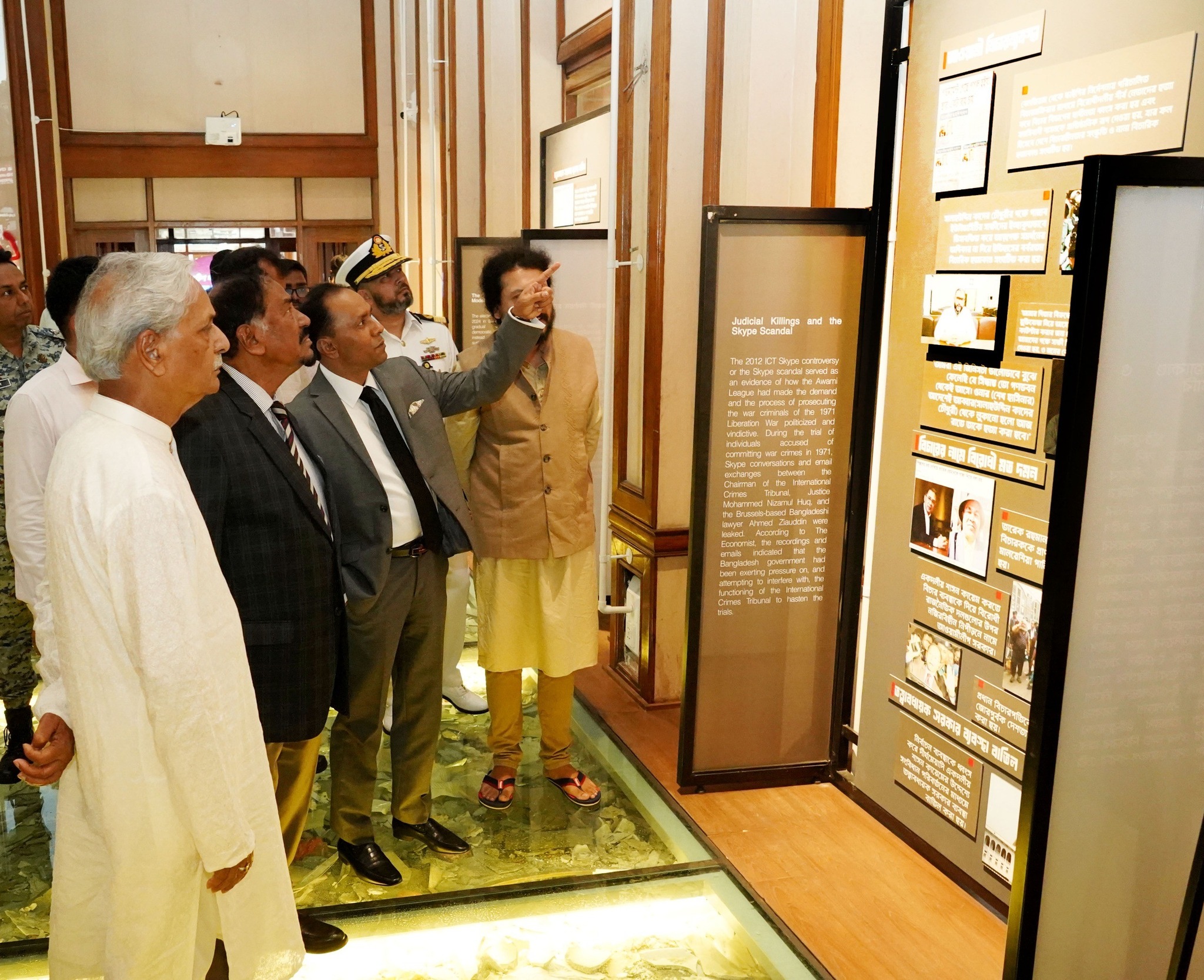 জুলাই গণঅভ্যুত্থান স্মৃতি জাদুঘর পরিদর্শনে স্পিকার, ডেপুটি স্পিকার ও সংস্কৃতি মন্ত্রী