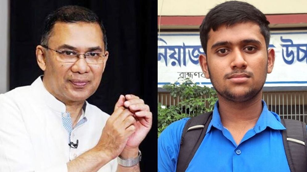 কিশোর গবেষক আহনাফকে সমর্থন করেছেন তারেক রহমান।