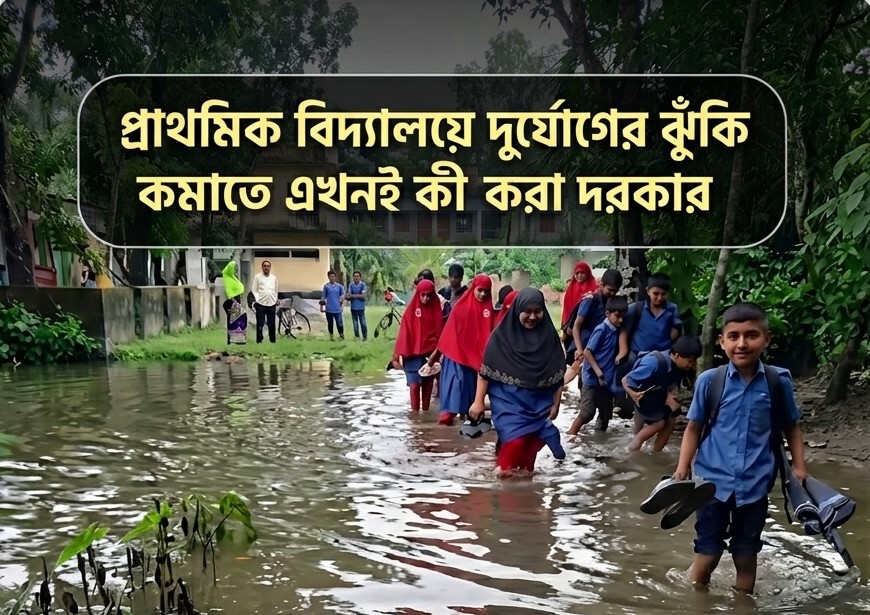 প্রাথমিক বিদ্যালয়ে দুর্যোগের ঝুঁকি কমাতে এখনই কী করা দরকার
