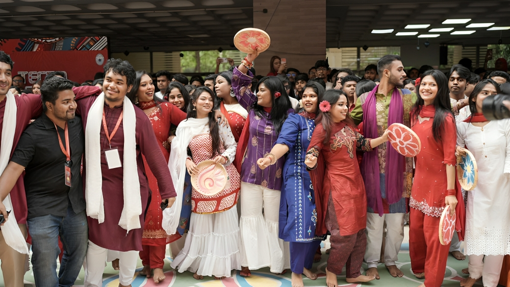 এনএসইউতে বর্ণাঢ্য আয়োজনে বাংলা নববর্ষ উদযাপন