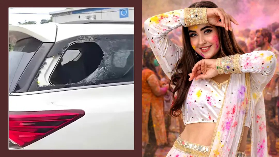নায়িকাকে দেখতে গাড়ির কাঁচ ভেঙ্গে ফেললেন ভক্তরা!