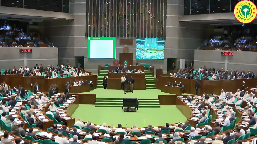 সংসদের প্রথম অধিবেশনের দ্বিতীয় দিনের বৈঠক শুরু